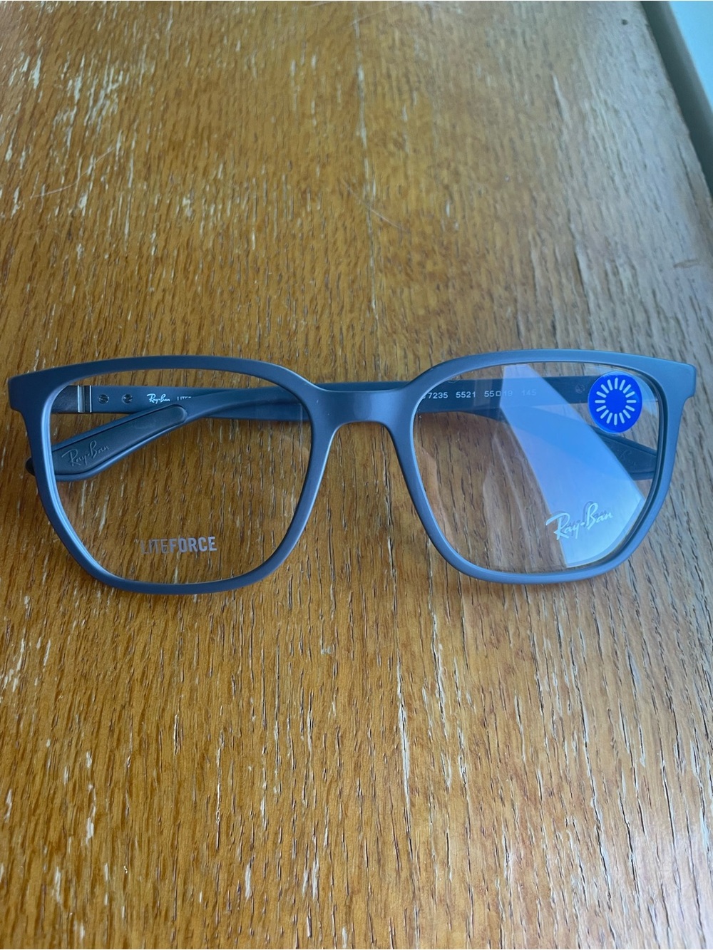 Ray-Ban Liteforce RB 7230 5521 Matte Gray Glasses Frames with Demo Lenses